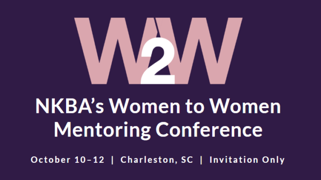 NKBA's Women to Women conference header