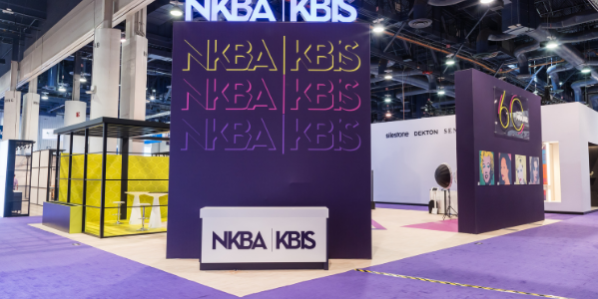 NKBA KBIS NKBA KBIS sign on the KBIS showroom floor